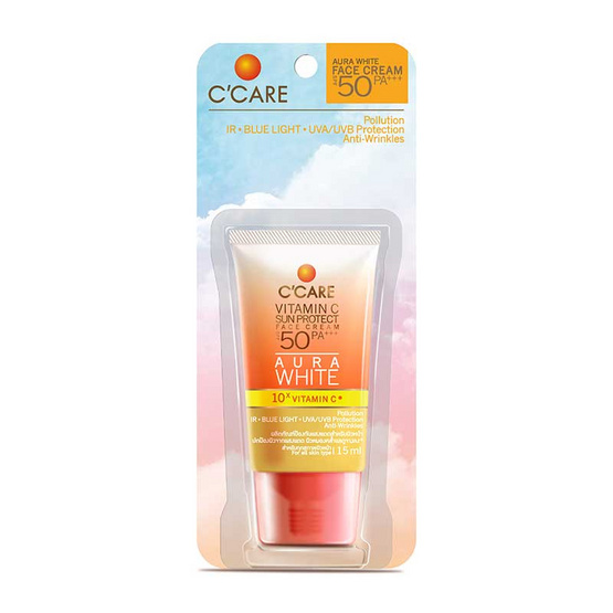 C'CARE Vitamin C Sun Protect Face Cream SPF50 PA+++ 15 ml