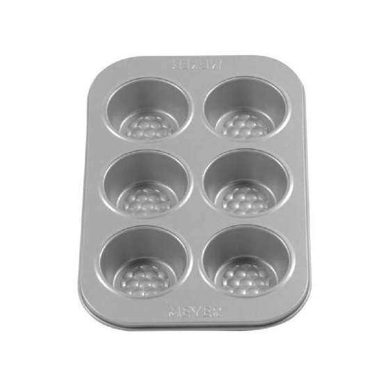 Meyer BakeMaster ถาดอบมัฟฟินก้นลึก 6 ถ้วย Deep Muffin Tin (47536-C)