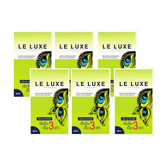 Le Luxe France ครีมมาส์กหน้า Sure De la Cream Natural Skin 3 กรัม (แพ็ก 6 ชิ้น)