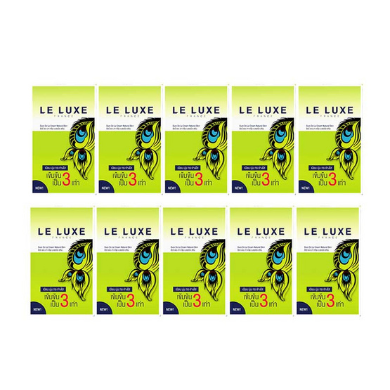 Le Luxe France ครีมมาส์กหน้า Sure De la Cream Natural Skin 3 กรัม (แพ็ก 10 ชิ้น)