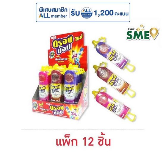 ดรอปป๊อป อมยิ้ม 26 กรัม (แพ็ก 12 ชิ้น)