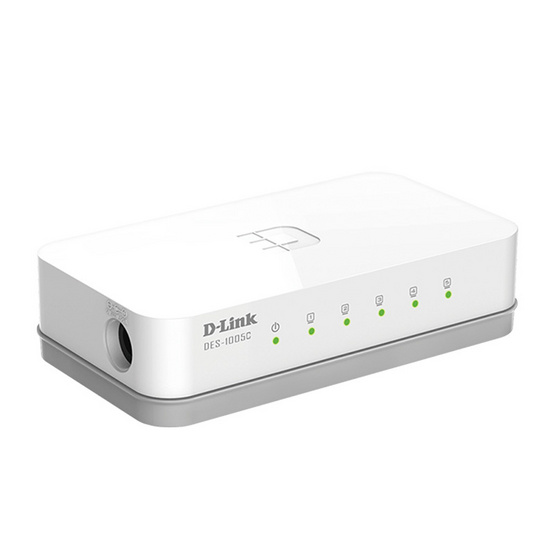 D-Link (DES-1005C) 5-port 10/100Mbps Unmanaged Switch