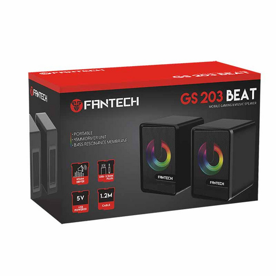 Fantech ลำโพงเกม BEAT GS-203 RGB