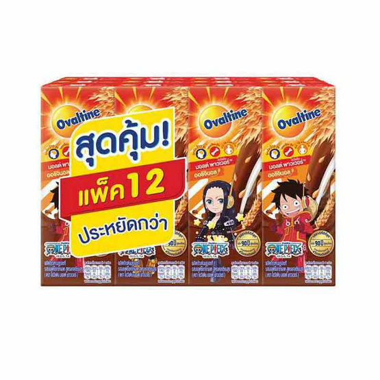โอวัลติน นมยูเอชที 180 มล. (ยกแพ็ก 12 กล่อง)