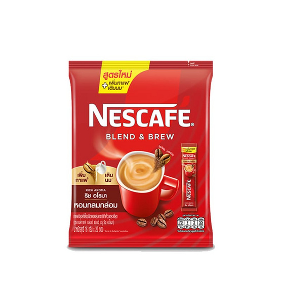 เนสกาแฟ 3in1 เบลนด์แอนด์บรู ริช อโรมา 320 กรัม (16 กรัม x 20 ซอง)