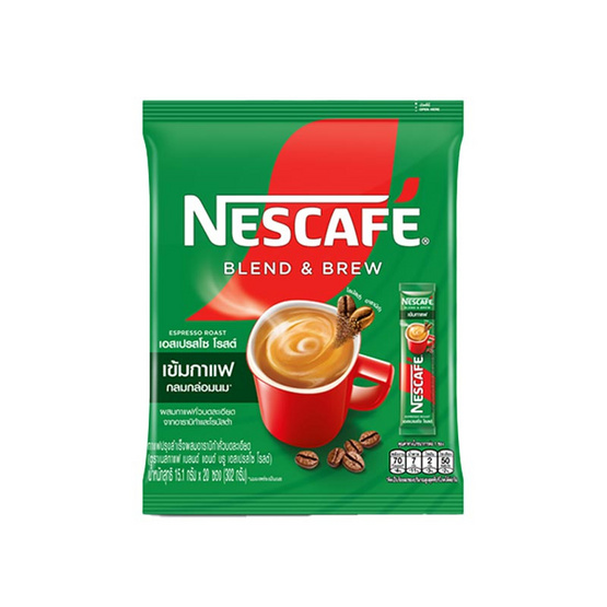 เนสกาแฟ 3in1 เบลนด์แอนด์บรู เอสเปรสโซ่ โรสต์ 302 กรัม (15.1 กรัม x 20 ซอง)