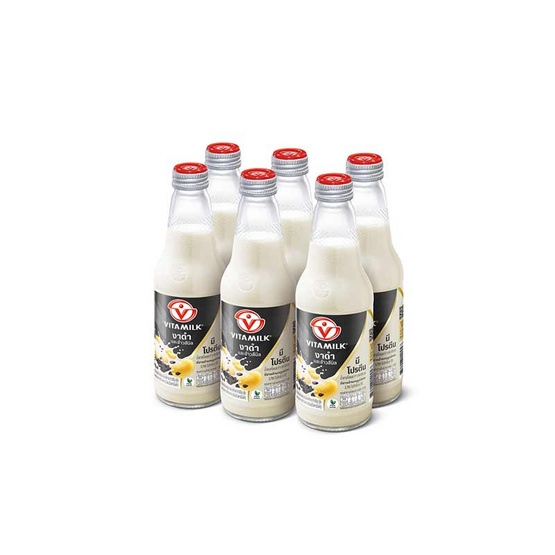 ไวตามิ้ลค์ ทูโก นมถั่วเหลือง รสดับเบิ้ลแบล็ค 300 มล. (แพ็ก 6 ขวด)