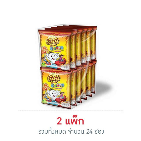 ยำยำช้างน้อย รสต้มยำกุ้ง 20 กรัม (แพ็ก 12 ซอง)