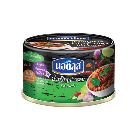นอติลุส น้ำพริกทูน่ากรอบ รสต้มยำ 30 กรัม (แพ็ก 4 กระป๋อง)
