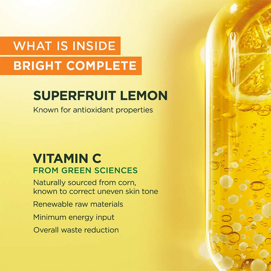 การ์นิเย่ ไบรท์คอมพลีท วิตามินซี เซรั่มครีม SPF30 PA+++ 7 มล. (แพ็ก 6)