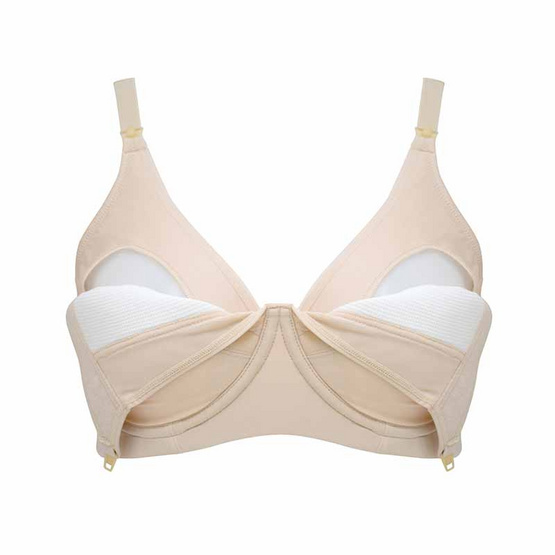 Momtomom Confident Bra บราให้นม JBMP03 สีเบจ