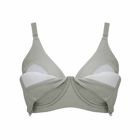 Momtomom Confident Bra บราให้นม JBMP03 สีเทา