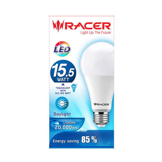 Racer หลอดไฟ LED Racer 15.5W แสงขาว