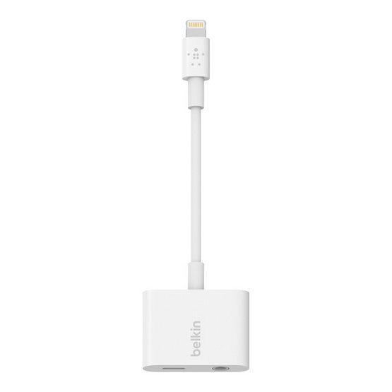 Belkin อุปกรณ์แปลงสัญญาณ (F8J212btWHT) 3.5 mm Audio + Charge RockStar