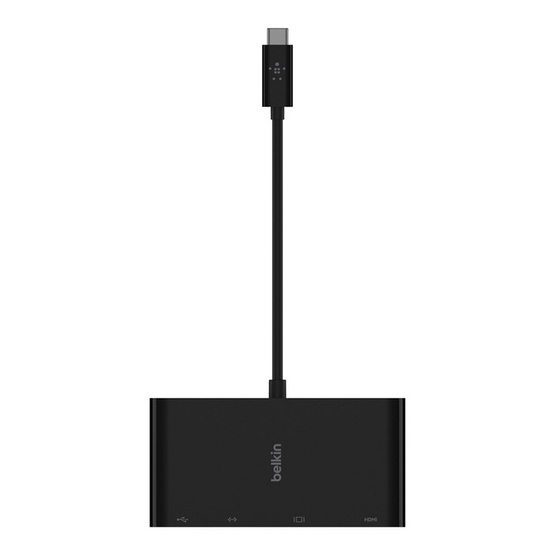 Belkin อุปกรณ์แปลงสัญญาณ (AVC005btBK) USB-C Multimedia Adapter