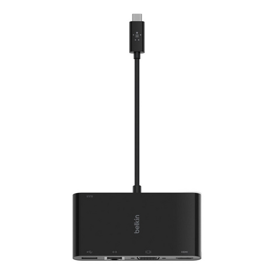 Belkin อุปกรณ์แปลงสัญญาณ (AVC004btBK) USB-C Multimedia + Charge Adapter (100W)