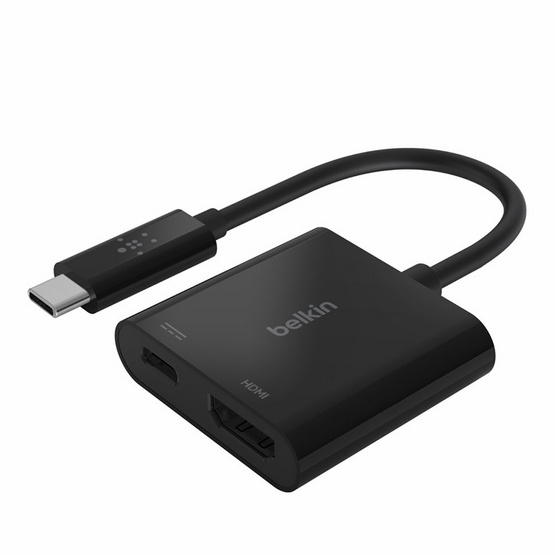 Belkin อุปกรณ์แปลงสัญญาณ (AVC002btBK) USB-C to HDMI + Charge Adapter