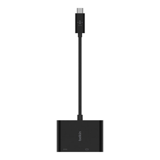 Belkin อุปกรณ์แปลงสัญญาณ (AVC001btBK) USB-C to VGA + Charge Adapter