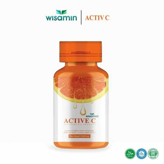 Wisamin ACTIVE C เอคทีฟซี บรรจุ 30 แคปซูล
