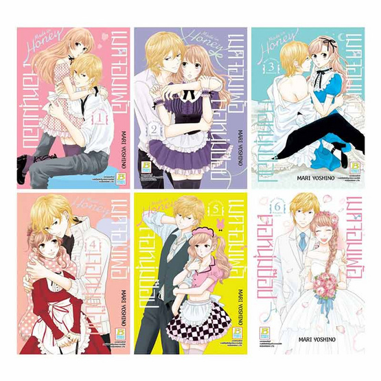 การ์ตูนชุด Made in Honey เมดจอมเพ้อเจอหนุ่มป๊อป เล่ม 1-6 (6 เล่มจบ)