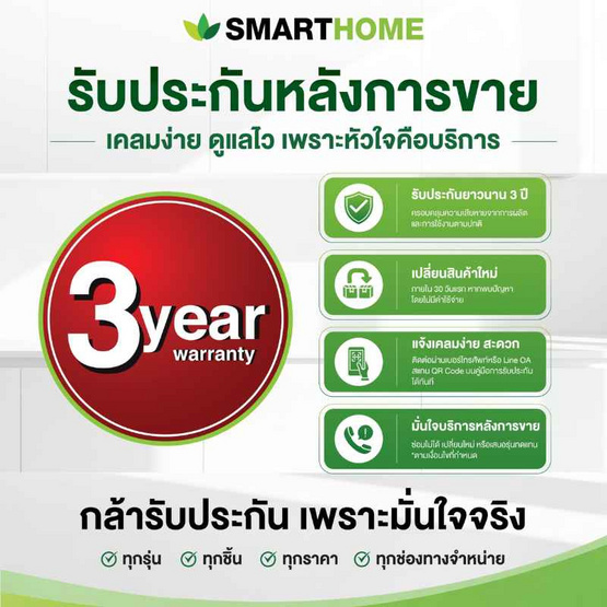 SMARTHOME หม้อหุงข้าวไฟฟ้าขนาด 1 ลิตร รุ่น SRC1012
