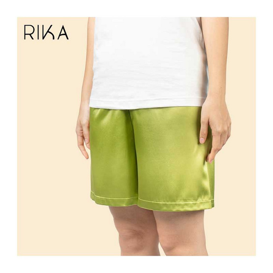 RIKA กางเกงขาสั้นใส่นอน ผ้า SATIN รุ่น FV3038