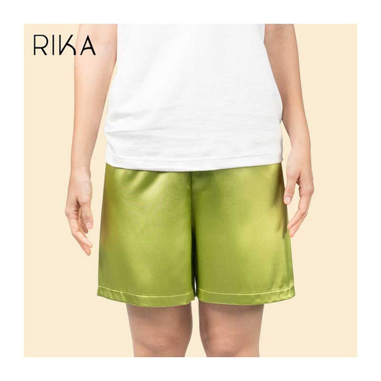 RIKA กางเกงขาสั้นใส่นอน ผ้า SATIN รุ่น FV3038