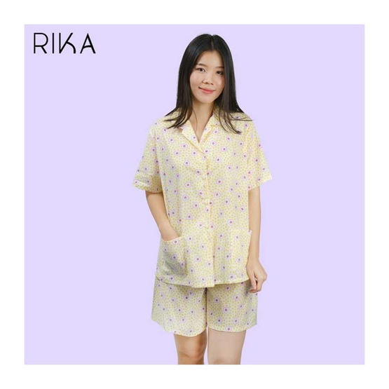 RIKA ชุดนอน ผ้าคอตตอน รุ่น FV3034