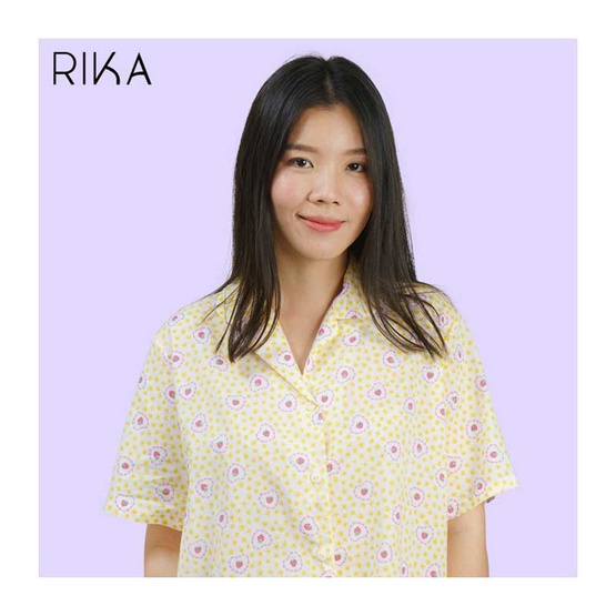 RIKA ชุดนอน ผ้าคอตตอน รุ่น FV3034