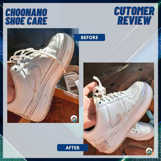 CHOONANO มูสโฟมทำความสะอาดรองเท้า 120 ml. CHOONANO มูสโฟมทำความสะอาดรองเท้า 120 ml.