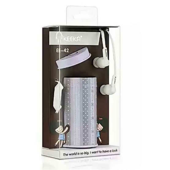 Keeka หูฟัง In-Ear รุ่น EE-42 Keeka หูฟัง In-Ear รุ่น EE-42