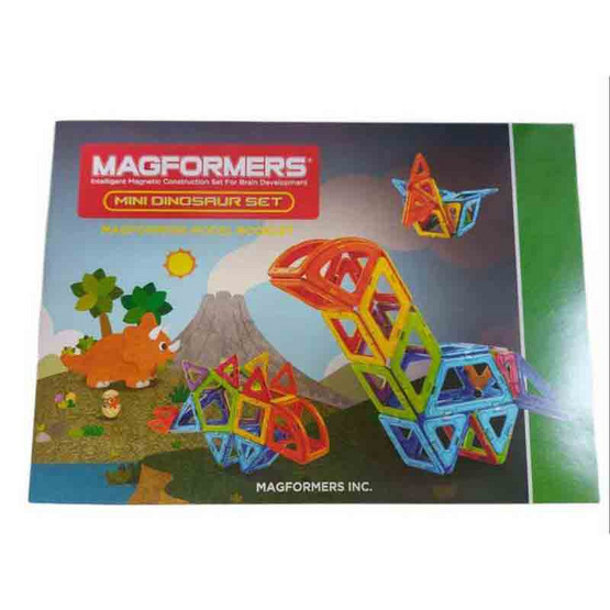 Magformers ของเล่นตัวต่อแม่เหล็ก ไดโนเสาร์ 
(เซ็ต 40 ชิ้น)