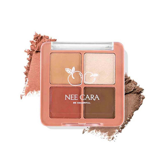 NEE CARA อายแชร์โดว์ MINI FRUIT 4 SHADE EYESHADOW PALETTE N319 - 8 g.