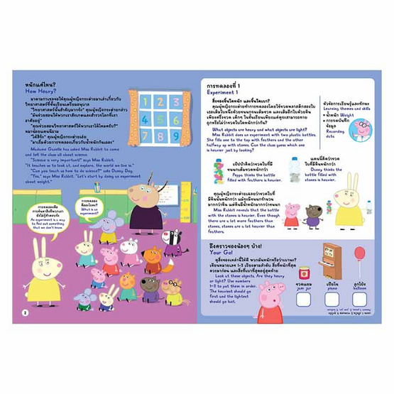 หนังสือ Peppa Pig สนุกคิดวิทยาศาสตร์ First Science