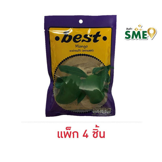 เบสท์ มะม่วงแก้ว 40 กรัม (แพ็ก 4 ชิ้น)
