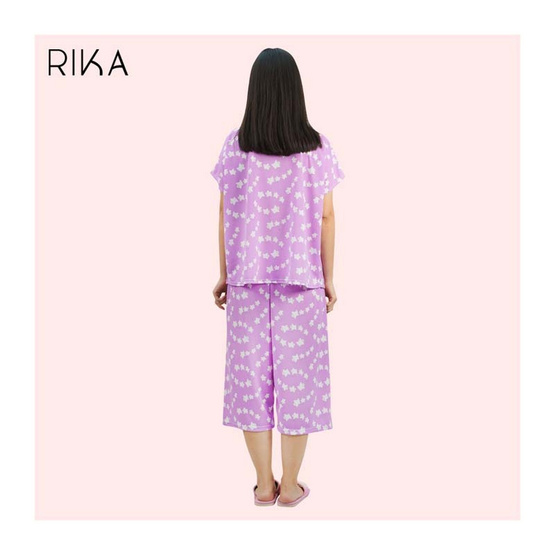 RIKA ชุดนอนเสื้อ+กางเกง ผ้าพิมพ์ลาย น่ารักๆ EN4032