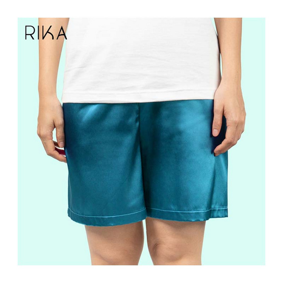 RIKA กางเกงขาสั้นใส่นอน ผ้า SATIN เนื้อนุ่ม FV3038