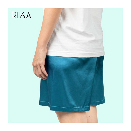 RIKA กางเกงขาสั้นใส่นอน ผ้า SATIN เนื้อนุ่ม FV3038