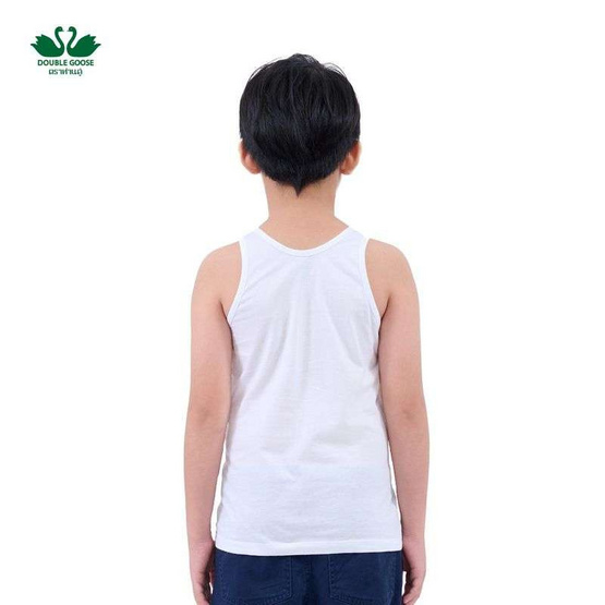 ห่านคู่ เสื้อกล้าม เด็กชาย สีขาว Junior Collection