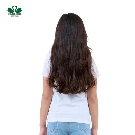 ห่านคู่ เสื้อยืดคอกลม เด็กหญิง สีขาว Junior Collection