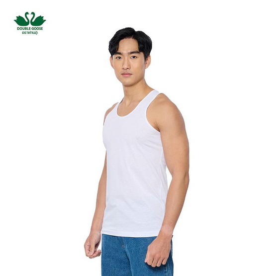 ห่านคู่ เสื้อกล้ามผู้ชาย สีขาว รุ่น Classic แพ็ก 3 ตัว
