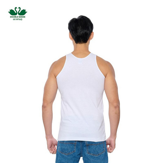 ห่านคู่ เสื้อกล้ามผู้ชาย สีขาว รุ่น Classic แพ็ก 6 ตัว