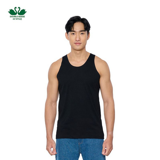 ห่านคู่ เสื้อกล้ามผู้ชาย สีดำ รุ่น Classic