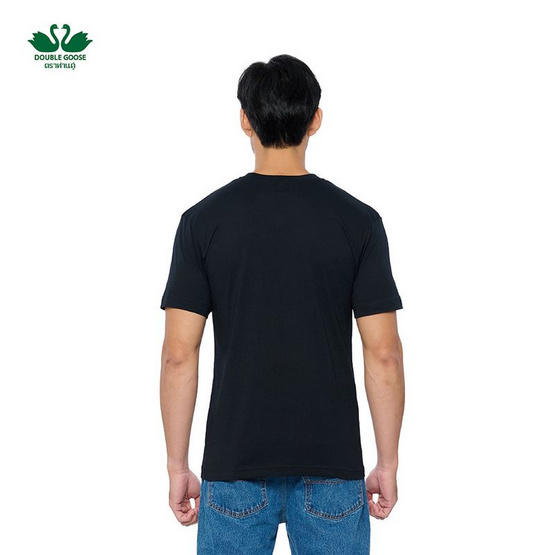 ห่านคู่ เสื้อยืดผู้ชาย คอวี สีดำ รุ่น Classic แพ็ก 3 ตัว