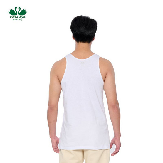 ห่านคู่ เสื้อกล้าม รุ่น Modern ไร้ตะเข็บข้าง แพ็ก 2 ตัว สีขาว