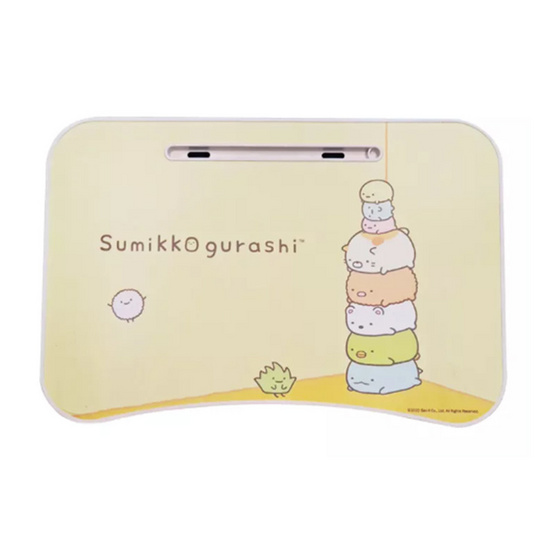 Vintage โต๊ะแล็ปท็อป Sumikko gurashi สีเหลือง ลายลิขสิทธิ์ 40x60 cm