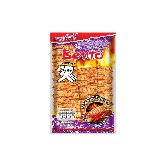 เบนโตะ ปลาหมึกอบ รสซอสพริกคั่วหมึกย่าง 33 กรัม (แพ็ก 6 ชิ้น)