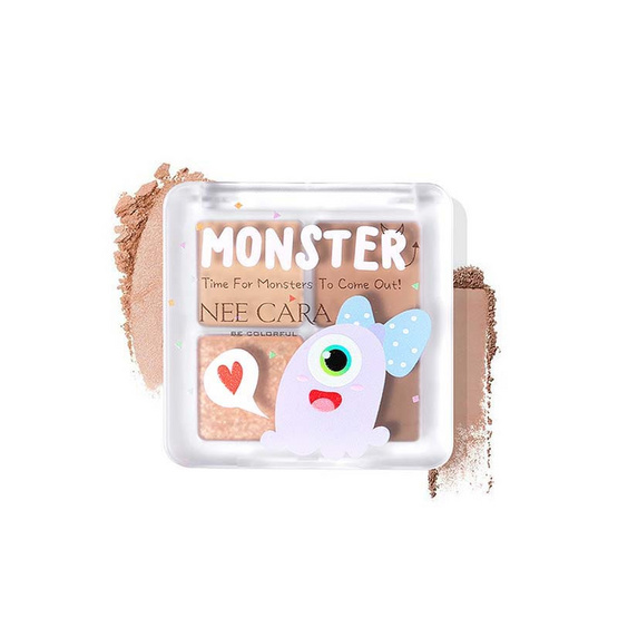 NEE CARA อายแชร์โดว์ MONSTER 4 COLOR EYESHADOW N1965 8g