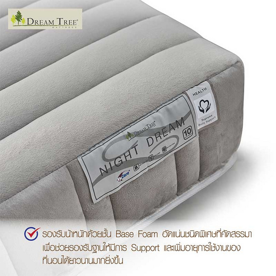 Satin ที่นอน Dream Tree รุ่น Night Dream หนา 9 นิ้ว