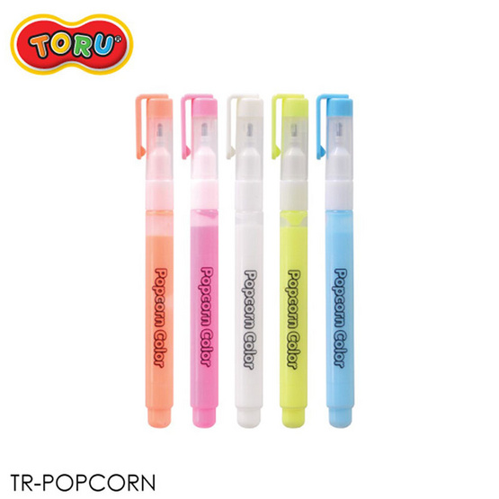 DONG-A ปากกาป๊อปคอร์น 5 สี TORU Popcorn Color